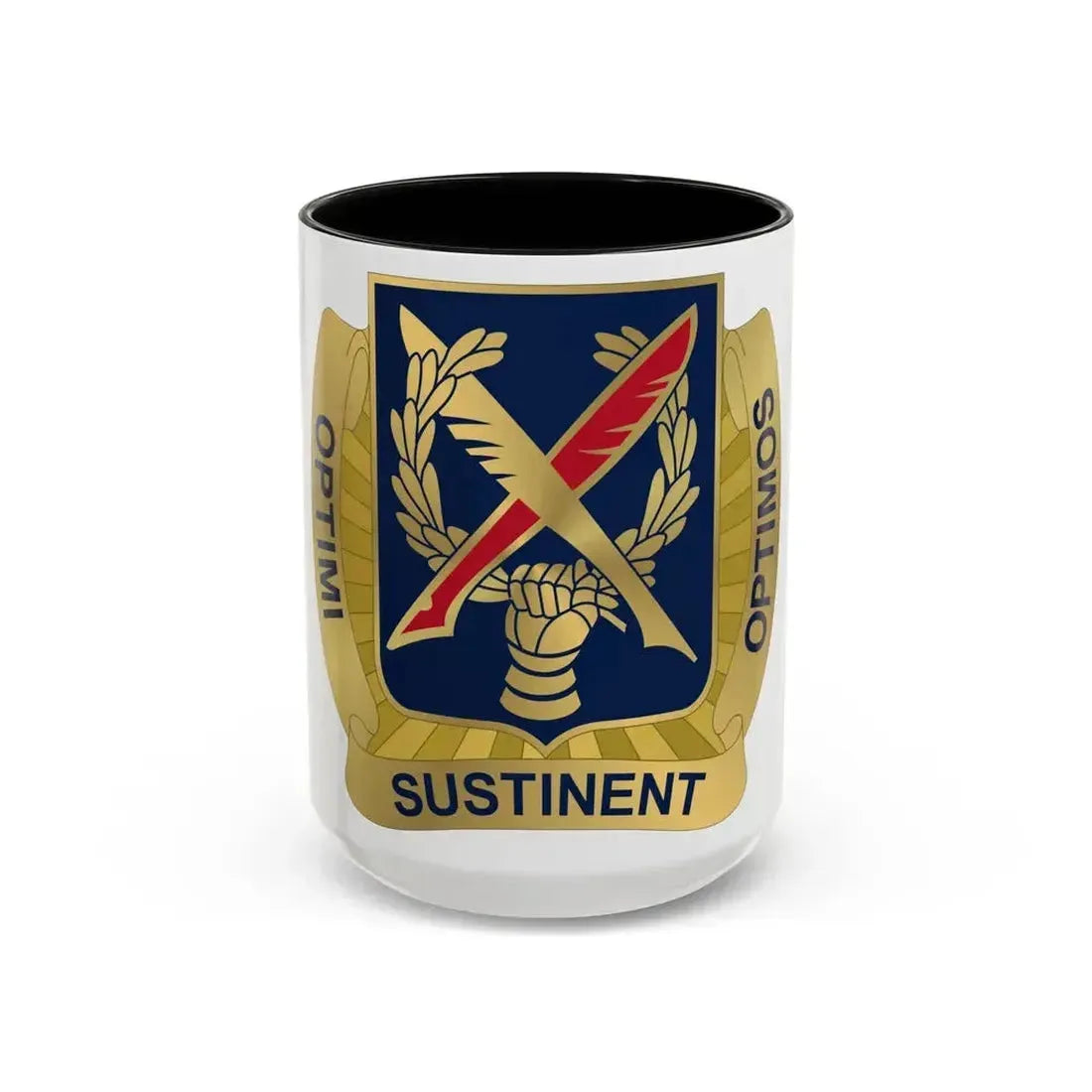 502 Personnel Services Battalion (U.S. Army) Accent Coffee Mug 15oz Black - Go Mug Yourself