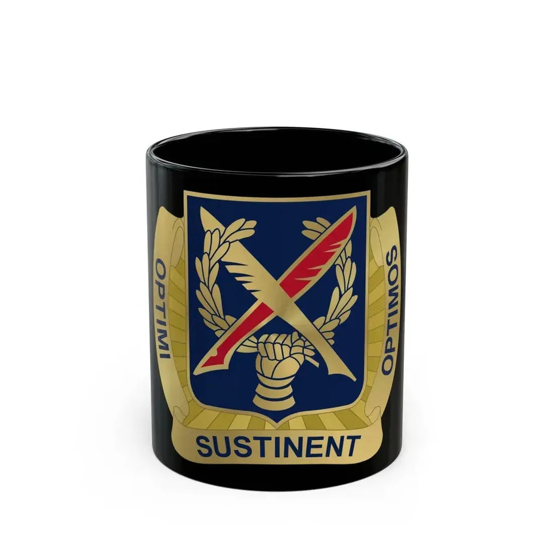 502 Personnel Services Battalion (U.S. Army) Black Coffee Mug 11oz - Go Mug Yourself