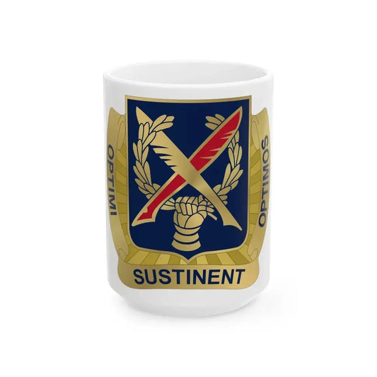 502 Personnel Services Battalion (U.S. Army) White Coffee Mug 15oz - Go Mug Yourself