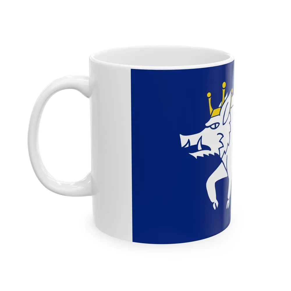 Flag of Kingswinford UK - White Coffee Mug-Go Mug Yourself