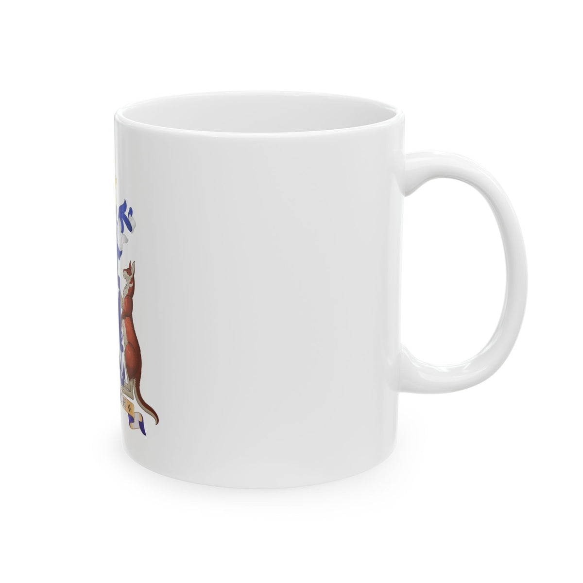 Coat of arms of Norfolk Island - White Coffee Mug