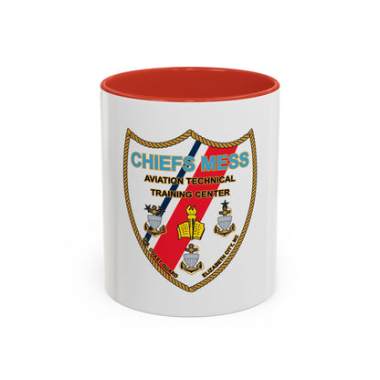 Chiefs Mess ATTC USCGC Elizabeth City NC (U.S. Coast Guard) Accent Coffee Mug