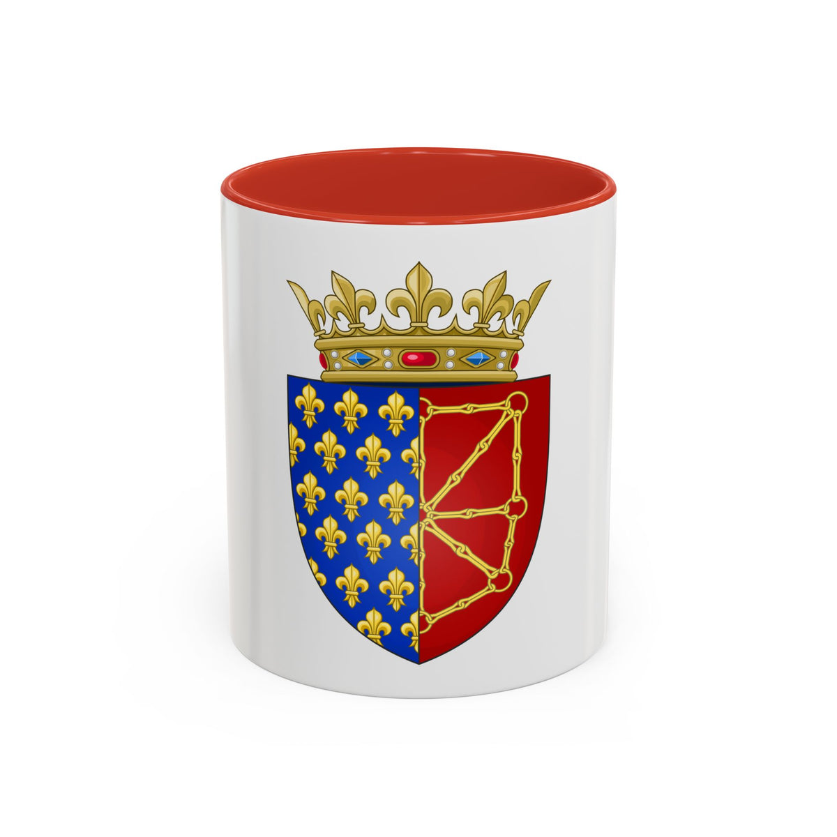 Arms of the Kingdom of France & Navarre - Accent Coffee Mug