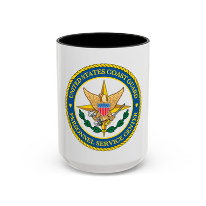 USCG Personnel Service Center (U.S. Coast Guard) Accent Coffee Mug
