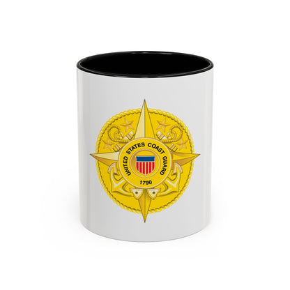 Commandant Staff (U.S. Coast Guard) Accent Coffee Mug