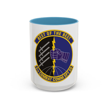5 Combat Communications Support Squadron ACC (U.S. Air Force) Accent Coffee Mug