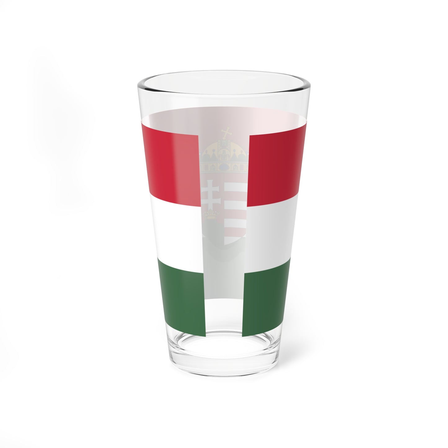 Flag of Hungary 1896-1915 angels (Hungary) Pint Glass 16oz