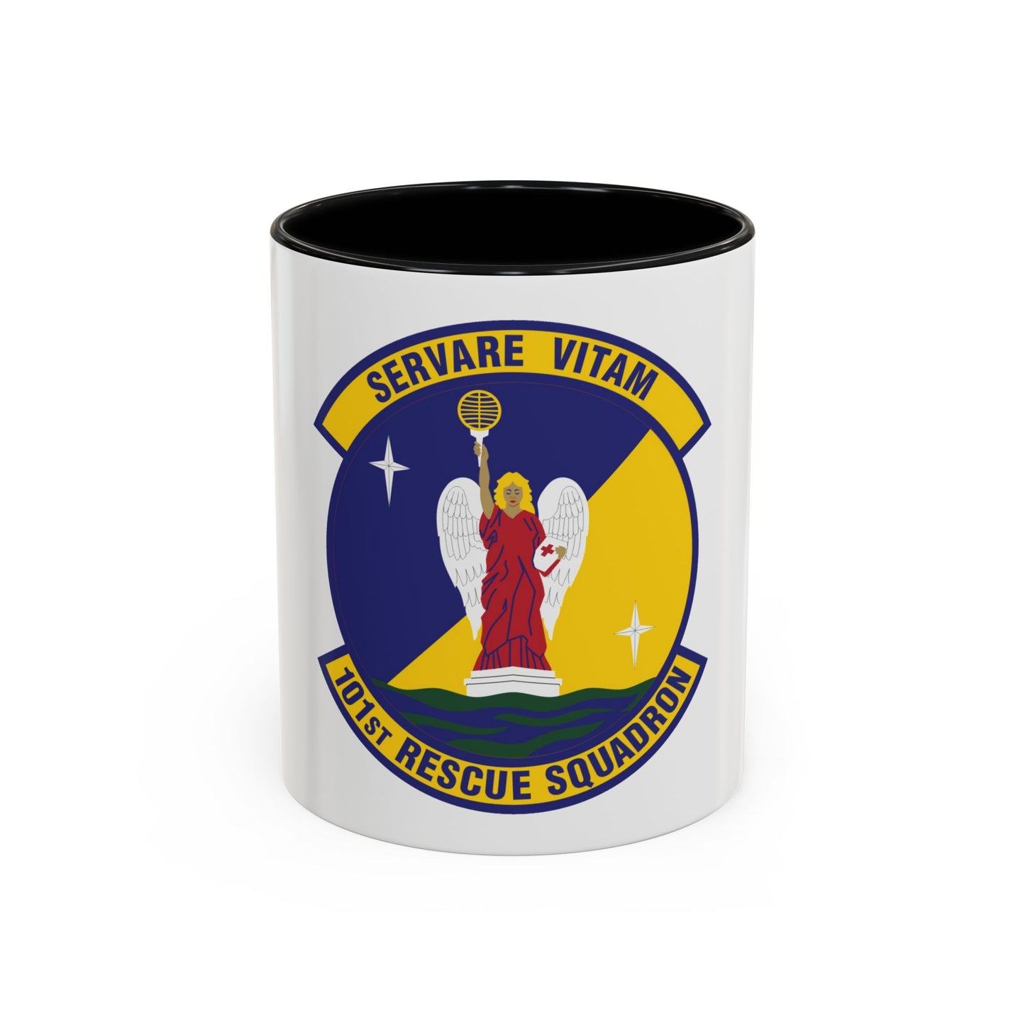 101st Rescue Squadron (U.S. Air Force) Accent Coffee Mug