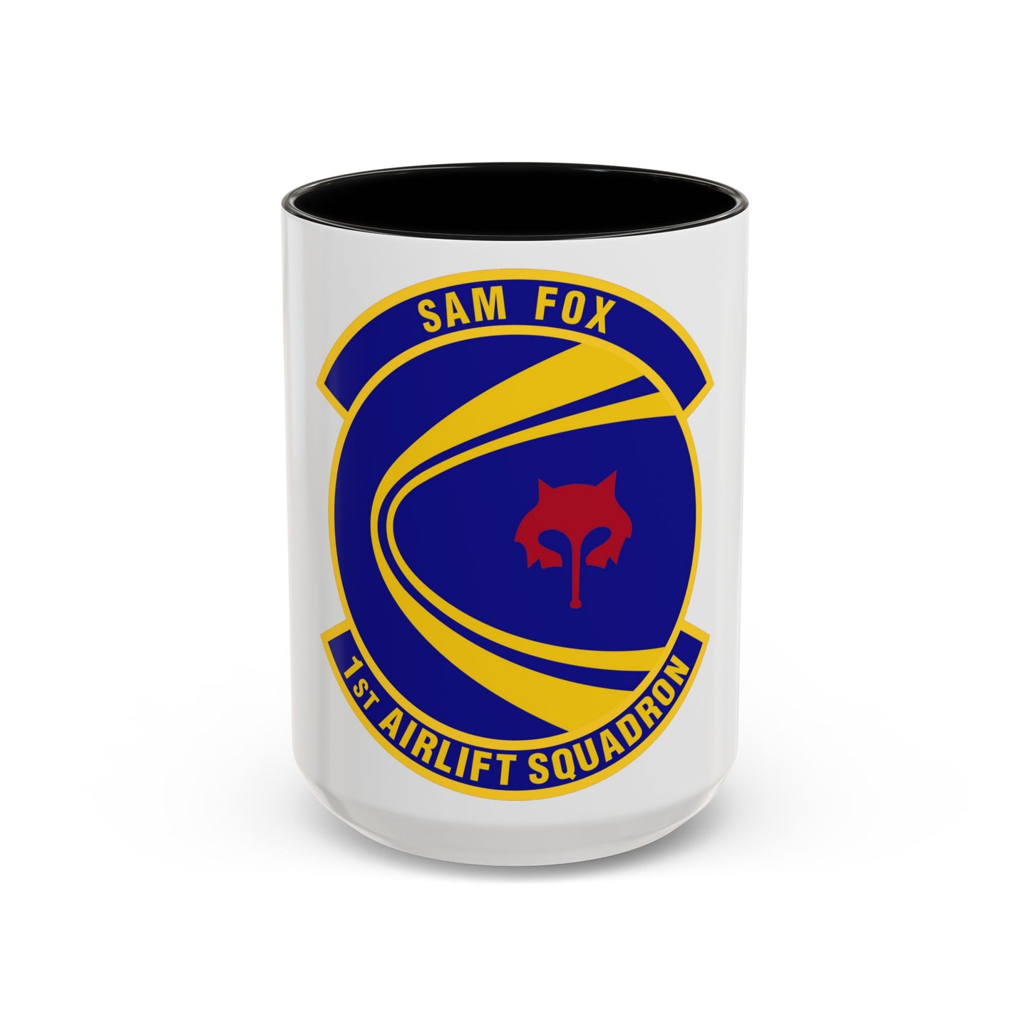 1st Airlift Squadron (U.S. Air Force) Accent Coffee Mug