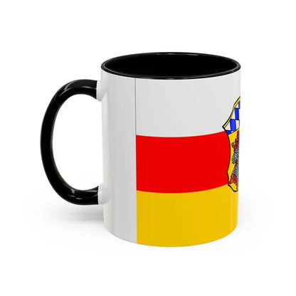 Flag of Freising Germany - Accent Coffee Mug-Go Mug Yourself