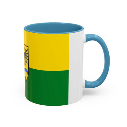 Flag of Deggendorf Germany - Accent Coffee Mug-Go Mug Yourself