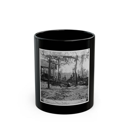 Atlanta, Ga., Vicinity. Federal Pickets Before The City (U.S. Civil War) Black Coffee Mug