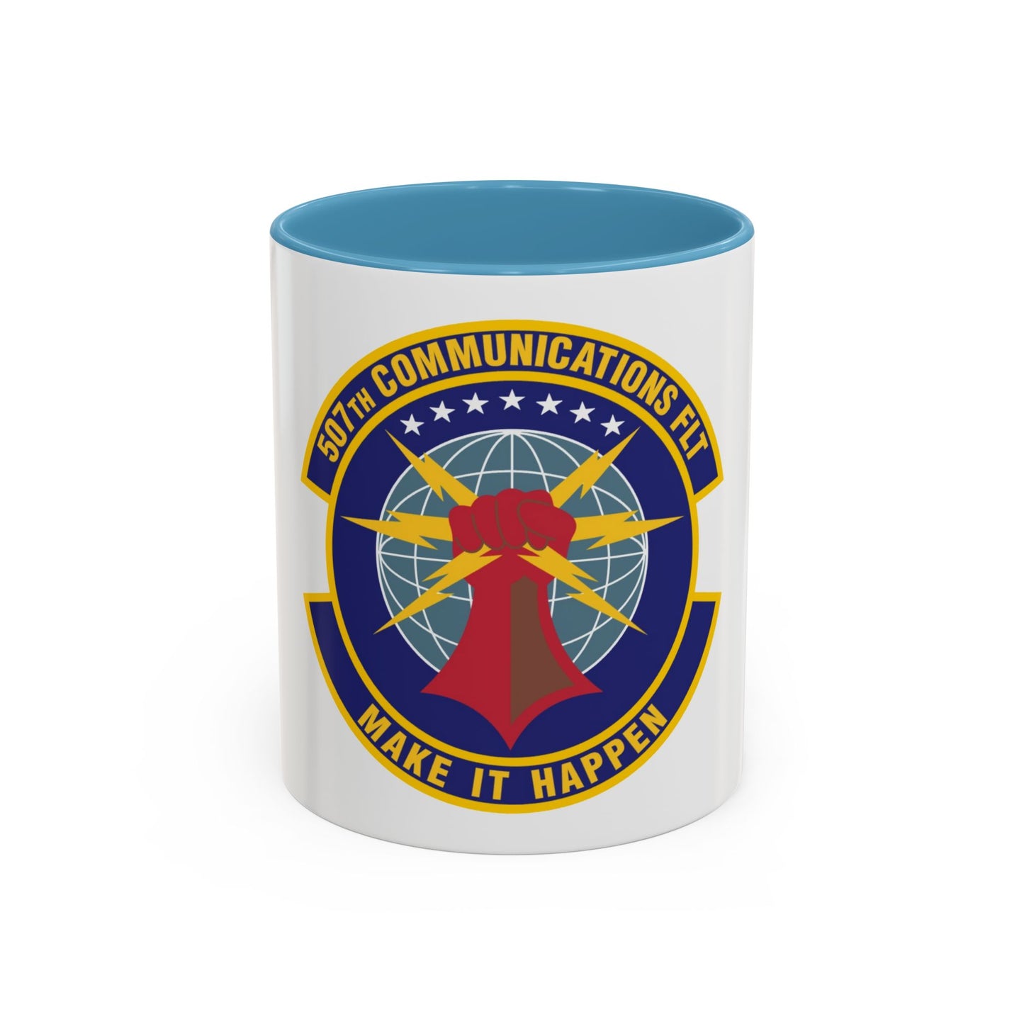 507th Communications Flight (U.S. Air Force) Accent Coffee Mug