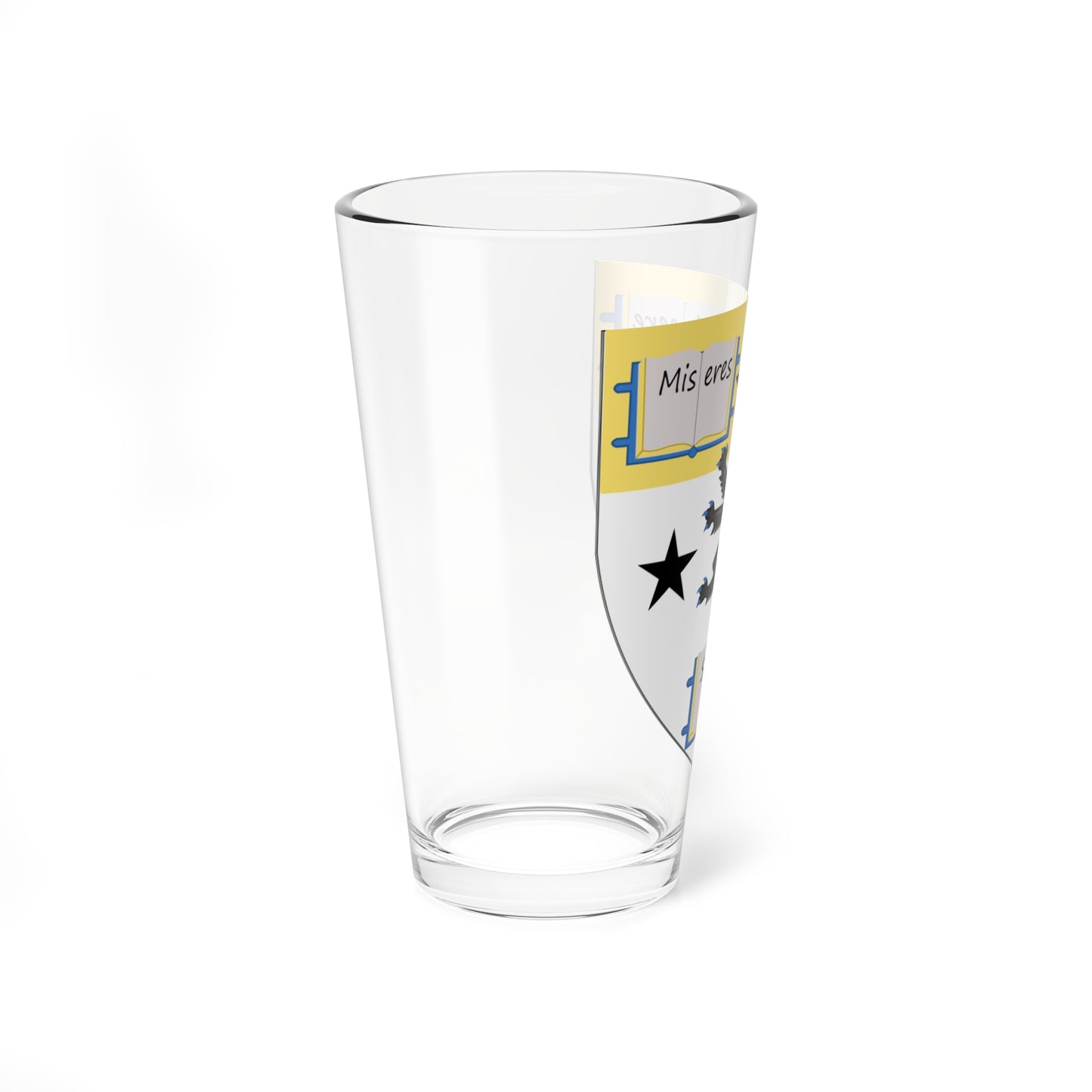 Earl of Stockton COA (Scotland) (Coat of Arms) Pint Glass 16oz