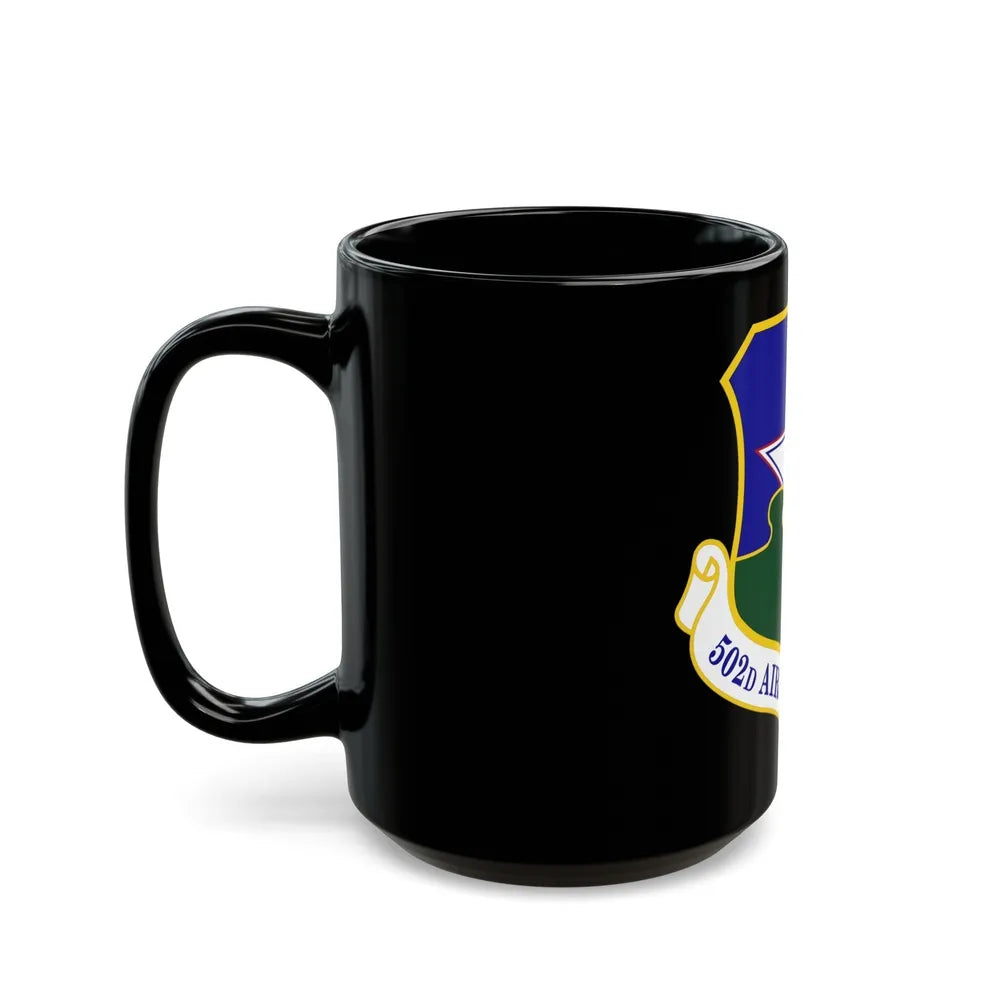 502d Air Base Wing (U.S. Air Force) Black Coffee Mug-Go Mug Yourself