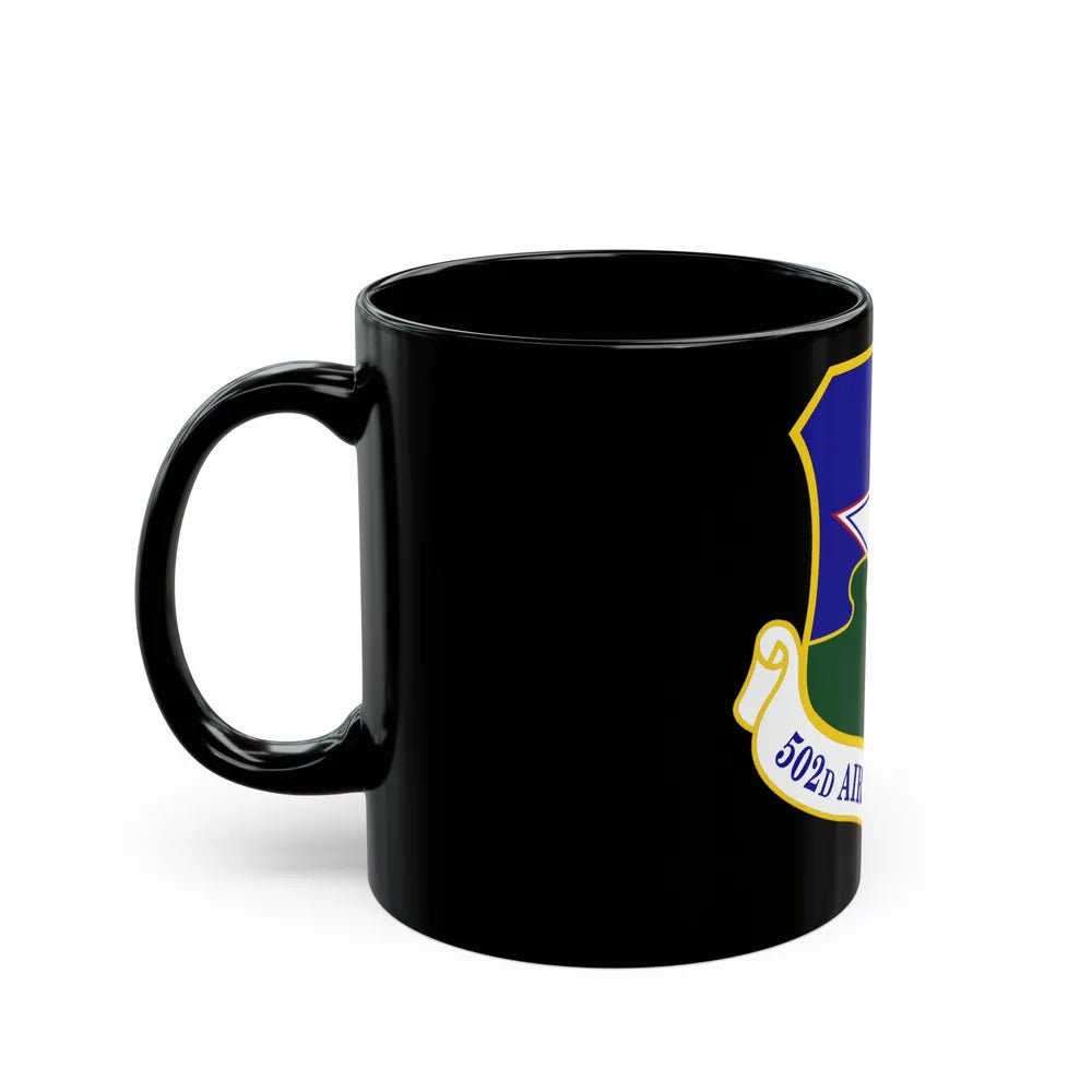 502d Air Base Wing (U.S. Air Force) Black Coffee Mug-Go Mug Yourself