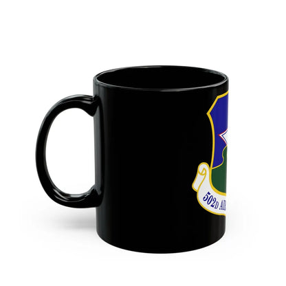 502d Air Base Wing (U.S. Air Force) Black Coffee Mug-Go Mug Yourself