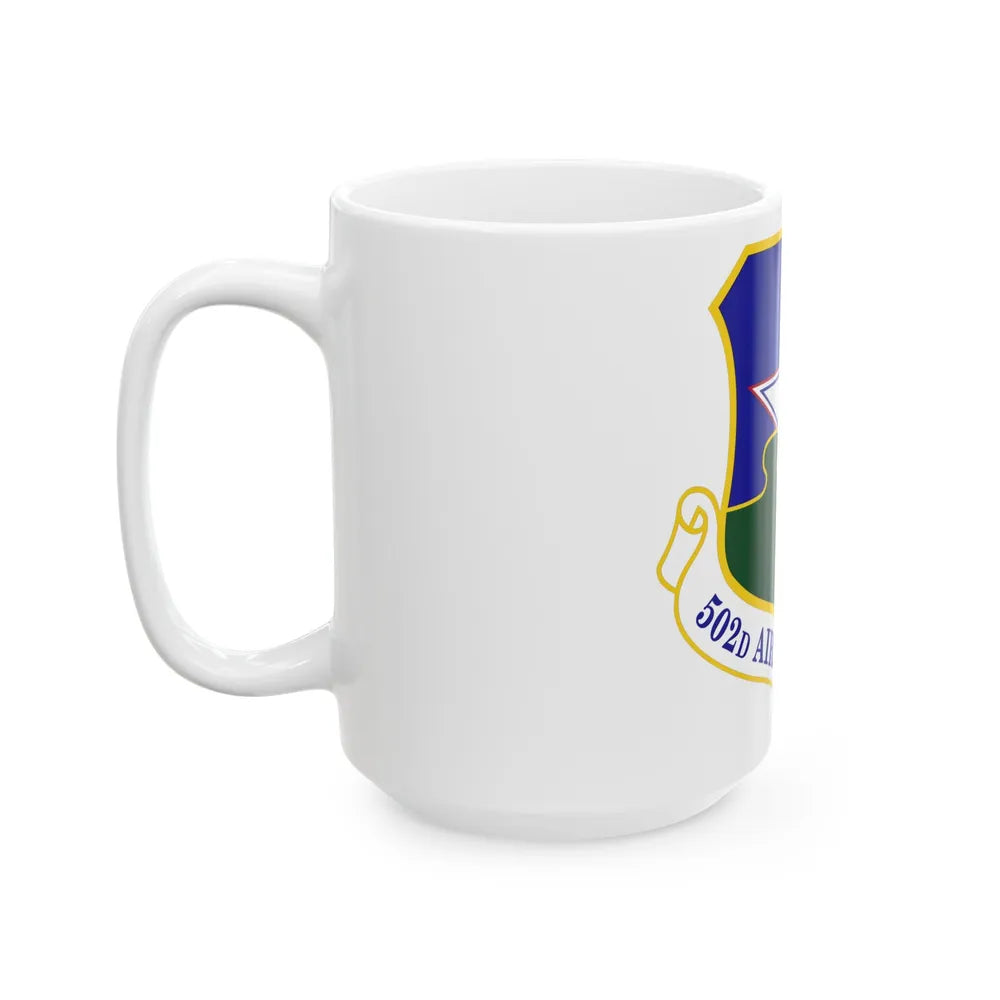 502d Air Base Wing (U.S. Air Force) White Coffee Mug-Go Mug Yourself