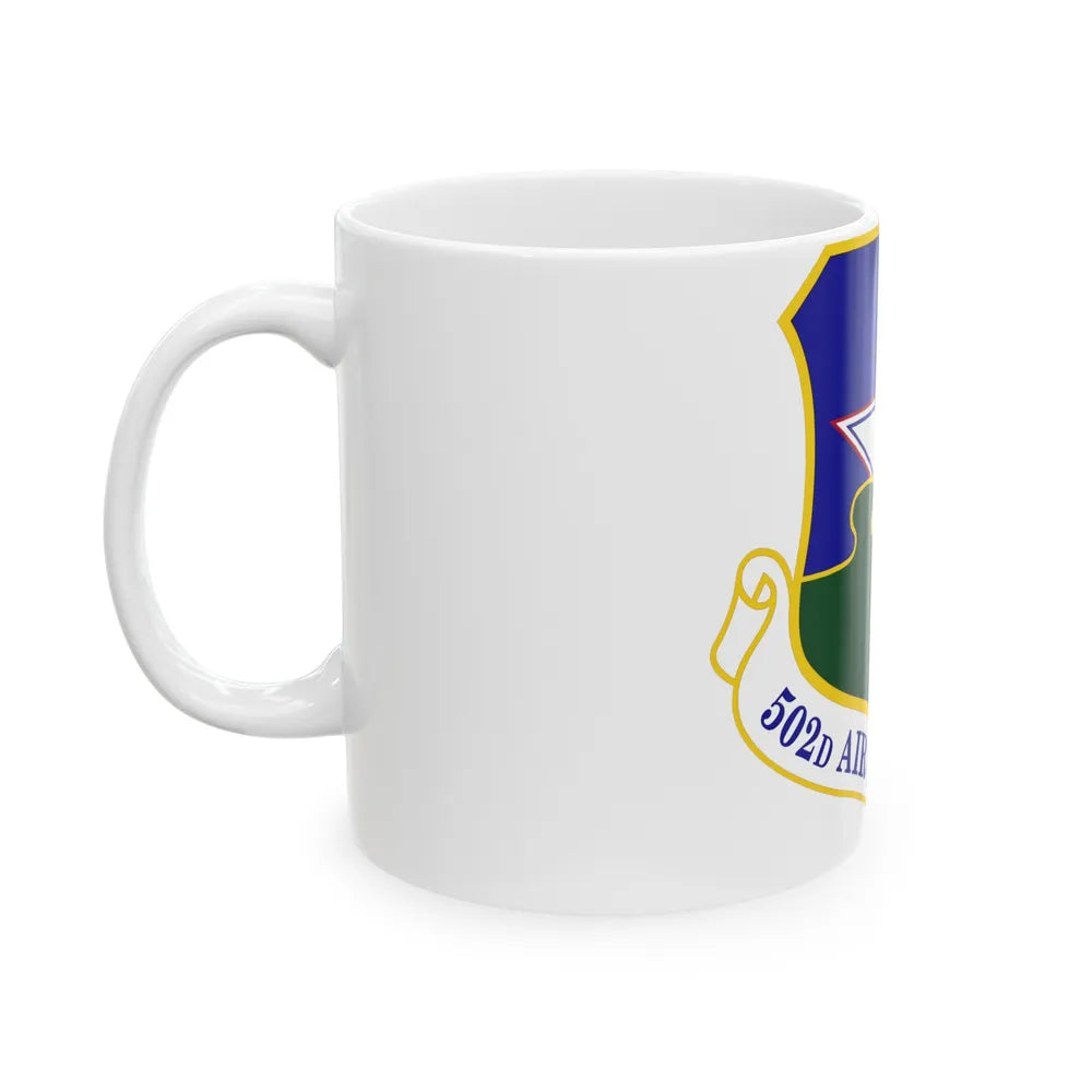 502d Air Base Wing (U.S. Air Force) White Coffee Mug-Go Mug Yourself