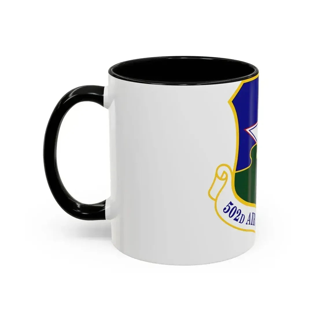 502d Air Base Wing (U.S. Air Force) Accent Coffee Mug - Go Mug Yourself