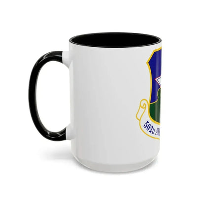502d Air Base Wing (U.S. Air Force) Accent Coffee Mug - Go Mug Yourself
