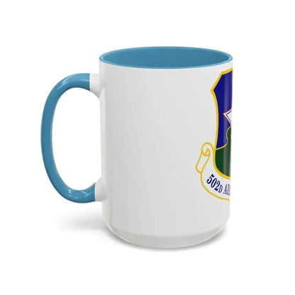 502d Air Base Wing (U.S. Air Force) Accent Coffee Mug - Go Mug Yourself