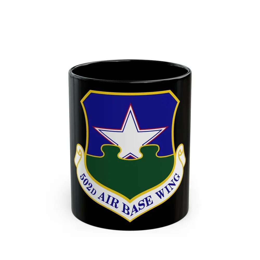502d Air Base Wing (U.S. Air Force) Black Coffee Mug 11oz - Go Mug Yourself