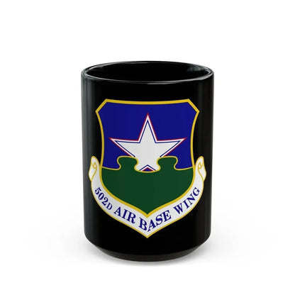 502d Air Base Wing (U.S. Air Force) Black Coffee Mug 15oz - Go Mug Yourself