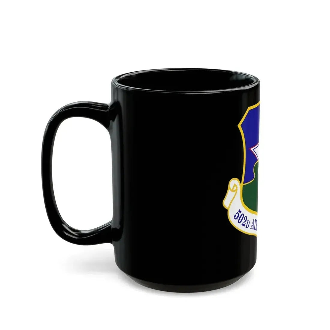 502d Air Base Wing (U.S. Air Force) Black Coffee Mug - Go Mug Yourself