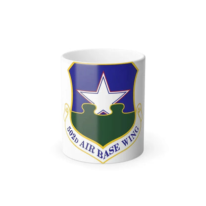 502d Air Base Wing (U.S. Air Force) Color Changing Coffee Mug 11oz - Go Mug Yourself