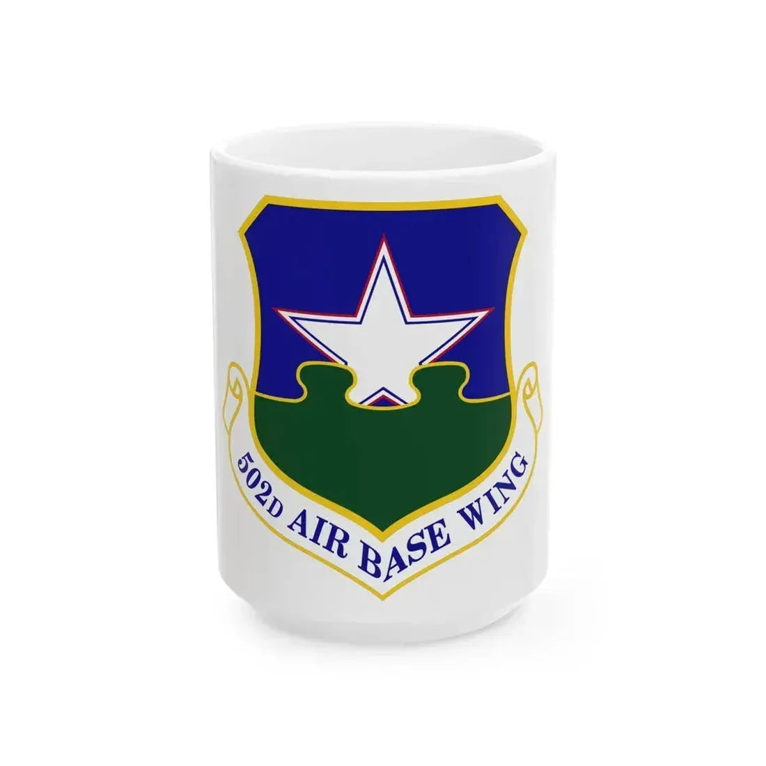 502d Air Base Wing (U.S. Air Force) White Coffee Mug 15oz - Go Mug Yourself
