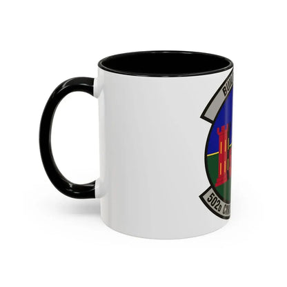 502d Civil Engineer Squadron (U.S. Air Force) Accent Coffee Mug - Go Mug Yourself