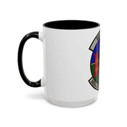 502d Civil Engineer Squadron (U.S. Air Force) Accent Coffee Mug - Go Mug Yourself