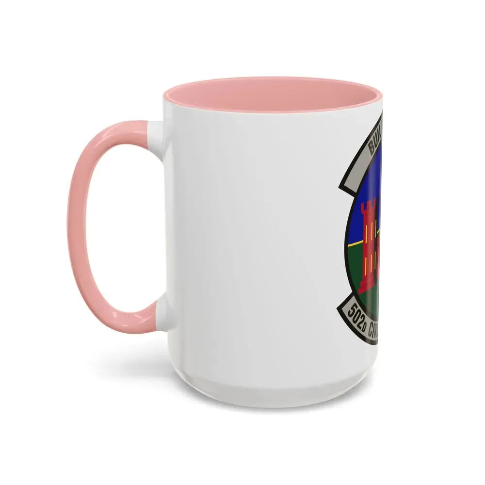 502d Civil Engineer Squadron (U.S. Air Force) Accent Coffee Mug - Go Mug Yourself
