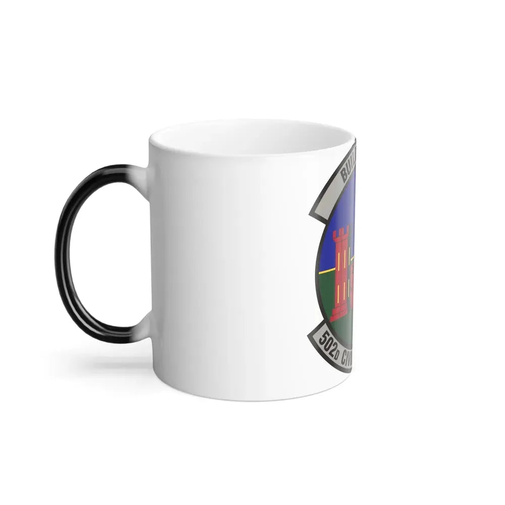 502d Civil Engineer Squadron (U.S. Air Force) Color Changing Coffee Mug - Go Mug Yourself