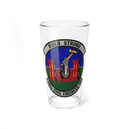 502d Civil Engineer Squadron (U.S. Air Force) Pint Glass 16oz 16oz - Go Mug Yourself