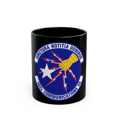 502d Communications Squadron (U.S. Air Force) Black Coffee Mug 11oz - Go Mug Yourself