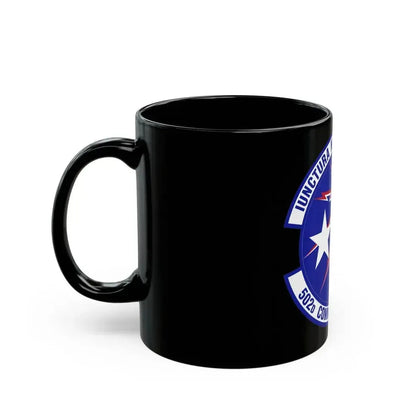 502d Communications Squadron (U.S. Air Force) Black Coffee Mug - Go Mug Yourself