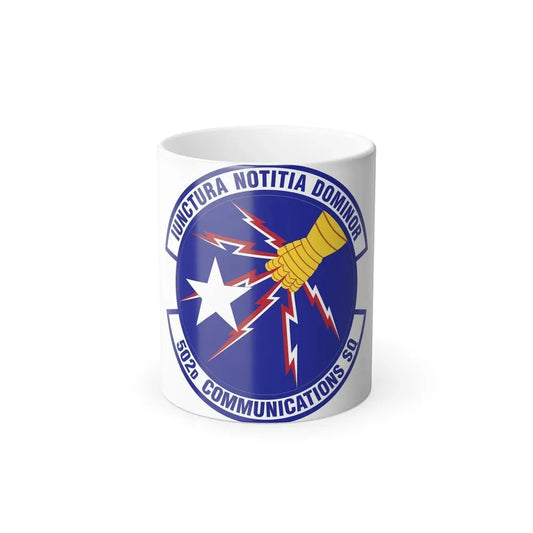 502d Communications Squadron (U.S. Air Force) Color Changing Coffee Mug 11oz - Go Mug Yourself