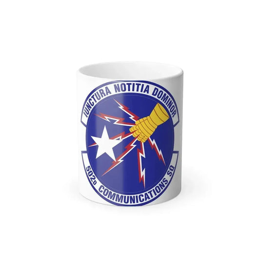 502d Communications Squadron (U.S. Air Force) Color Changing Coffee Mug 11oz - Go Mug Yourself