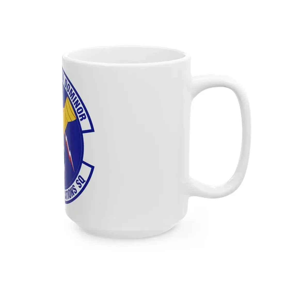 502d Communications Squadron (U.S. Air Force) White Coffee Mug - Go Mug Yourself