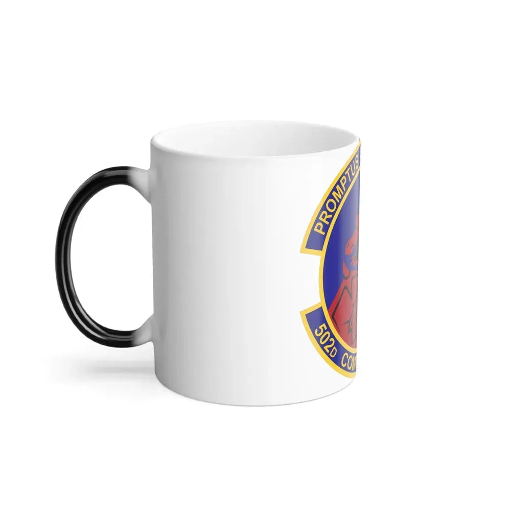 502d Comptroller Squadron (U.S. Air Force) Color Changing Coffee Mug - Go Mug Yourself
