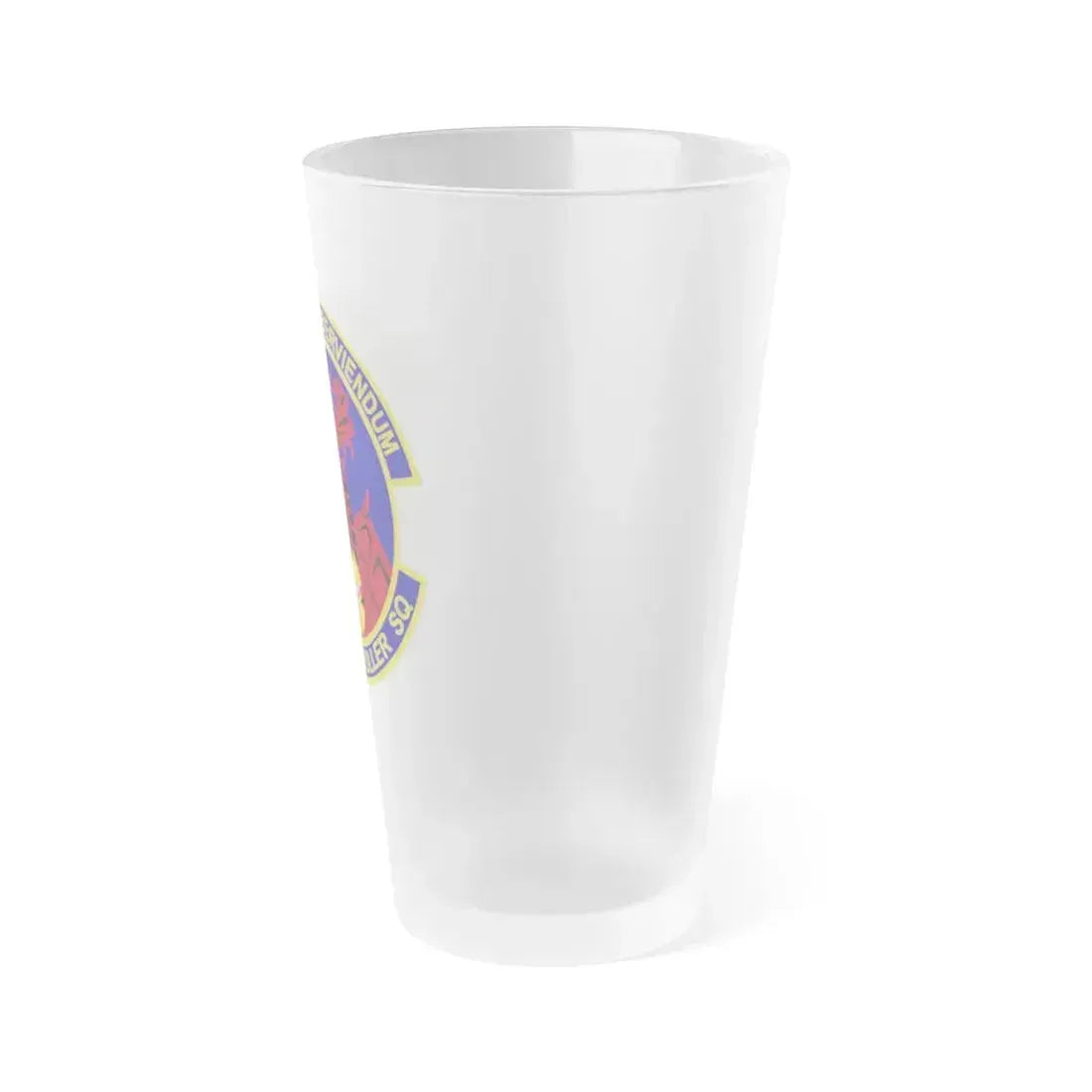 502d Comptroller Squadron (U.S. Air Force) Frosted Pint Glass 16oz - Go Mug Yourself