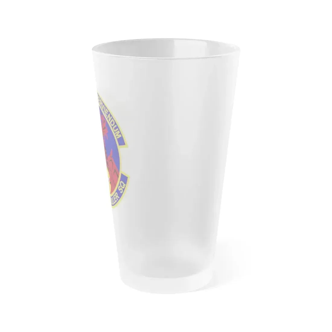 502d Comptroller Squadron (U.S. Air Force) Frosted Pint Glass 16oz - Go Mug Yourself