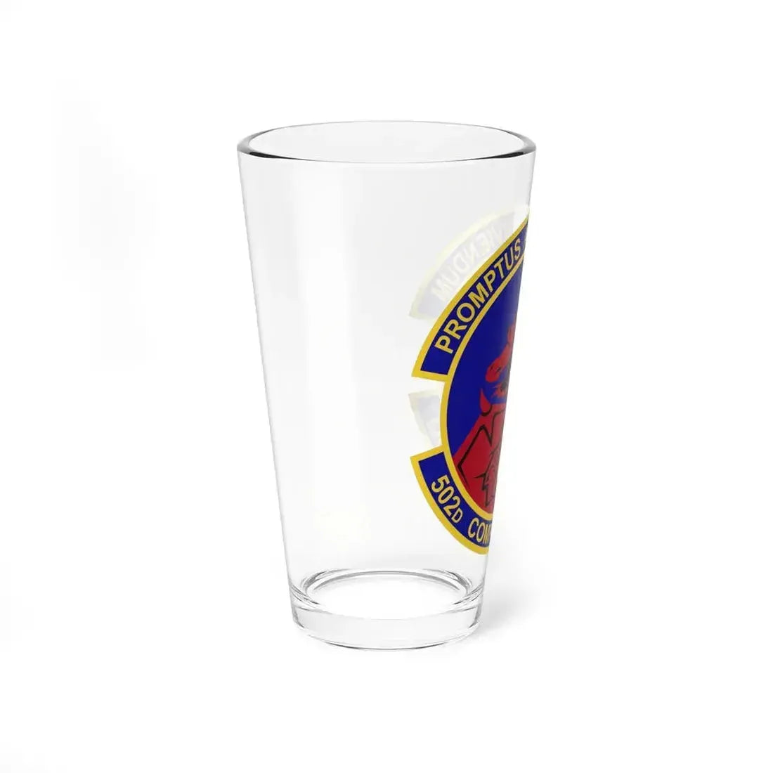 502d Comptroller Squadron (U.S. Air Force) Pint Glass 16oz - Go Mug Yourself
