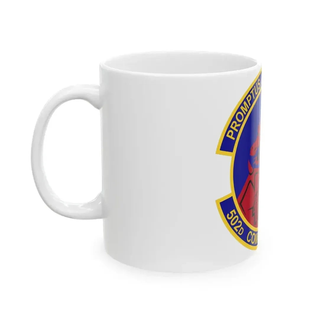 502d Comptroller Squadron (U.S. Air Force) White Coffee Mug - Go Mug Yourself