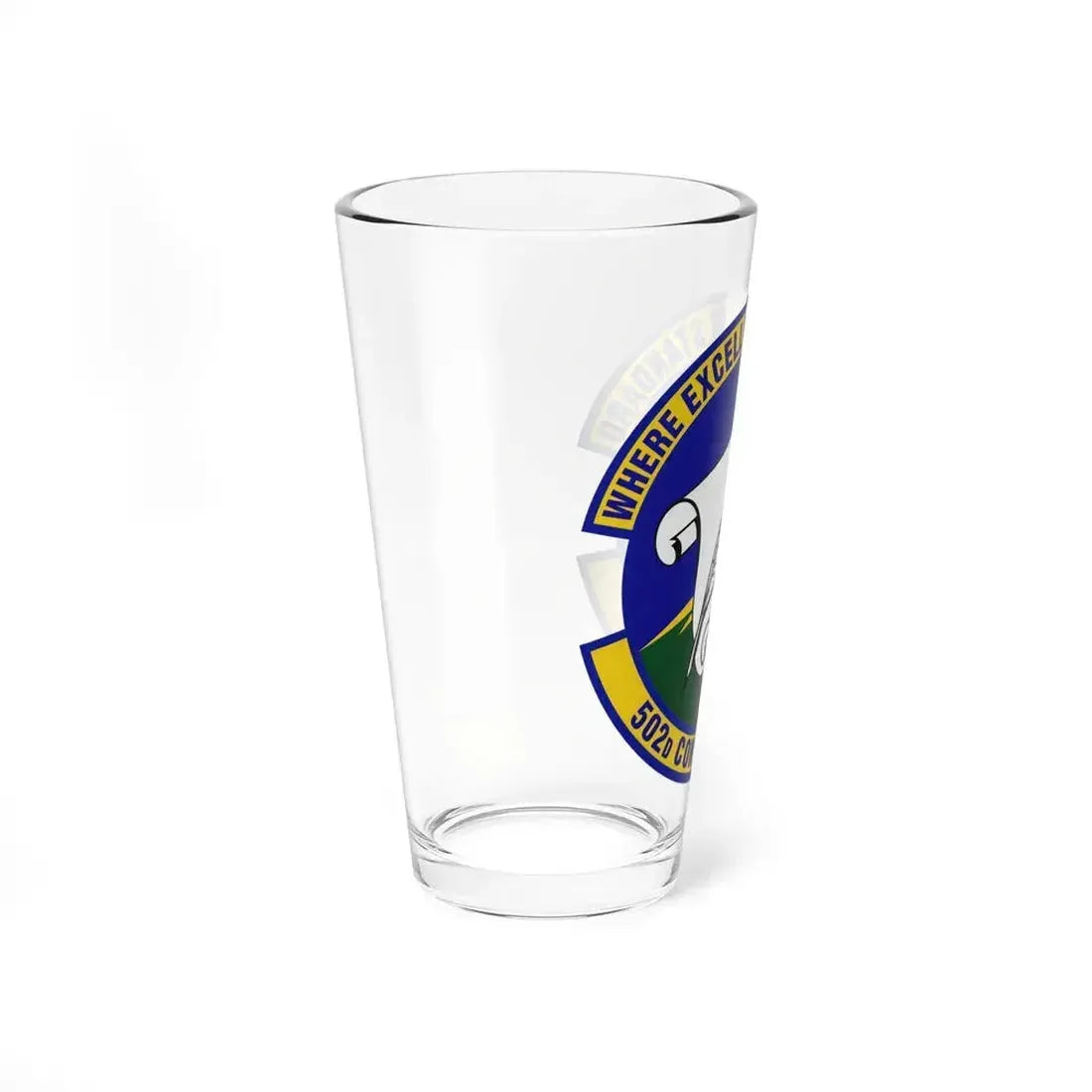 502d Contracting Squadron (U.S. Air Force) Pint Glass 16oz - Go Mug Yourself
