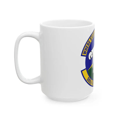 502d Contracting Squadron (U.S. Air Force) White Coffee Mug - Go Mug Yourself