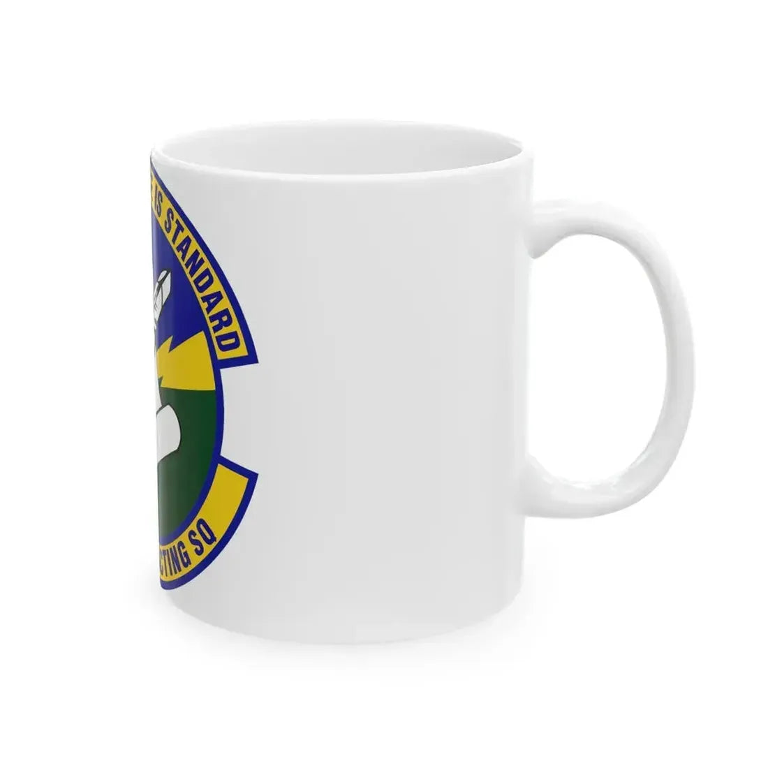 502d Contracting Squadron (U.S. Air Force) White Coffee Mug - Go Mug Yourself