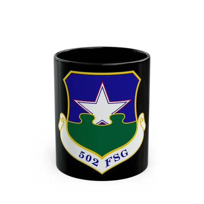 502d Force Support Group (U.S. Air Force) Black Coffee Mug 11oz - Go Mug Yourself
